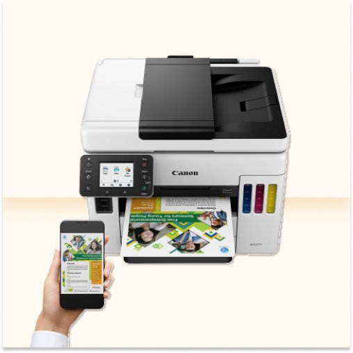 Canon® MAXIFY® GX7021 Wireless MegaTank All-In-One Color Printer - Image 3